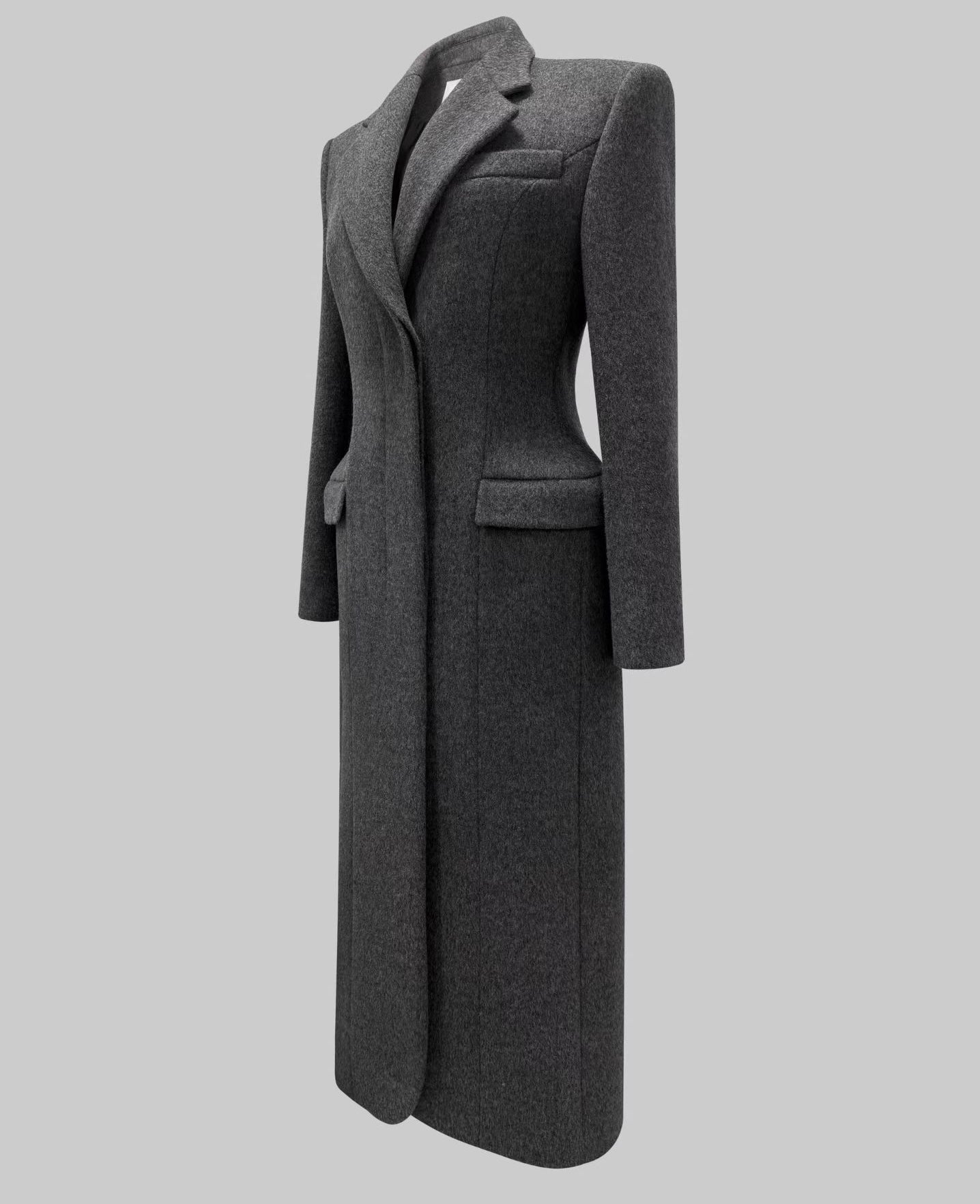 Long Hourglass Coat