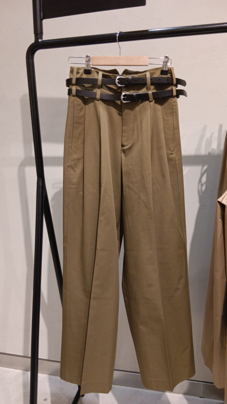 Double waistband pants