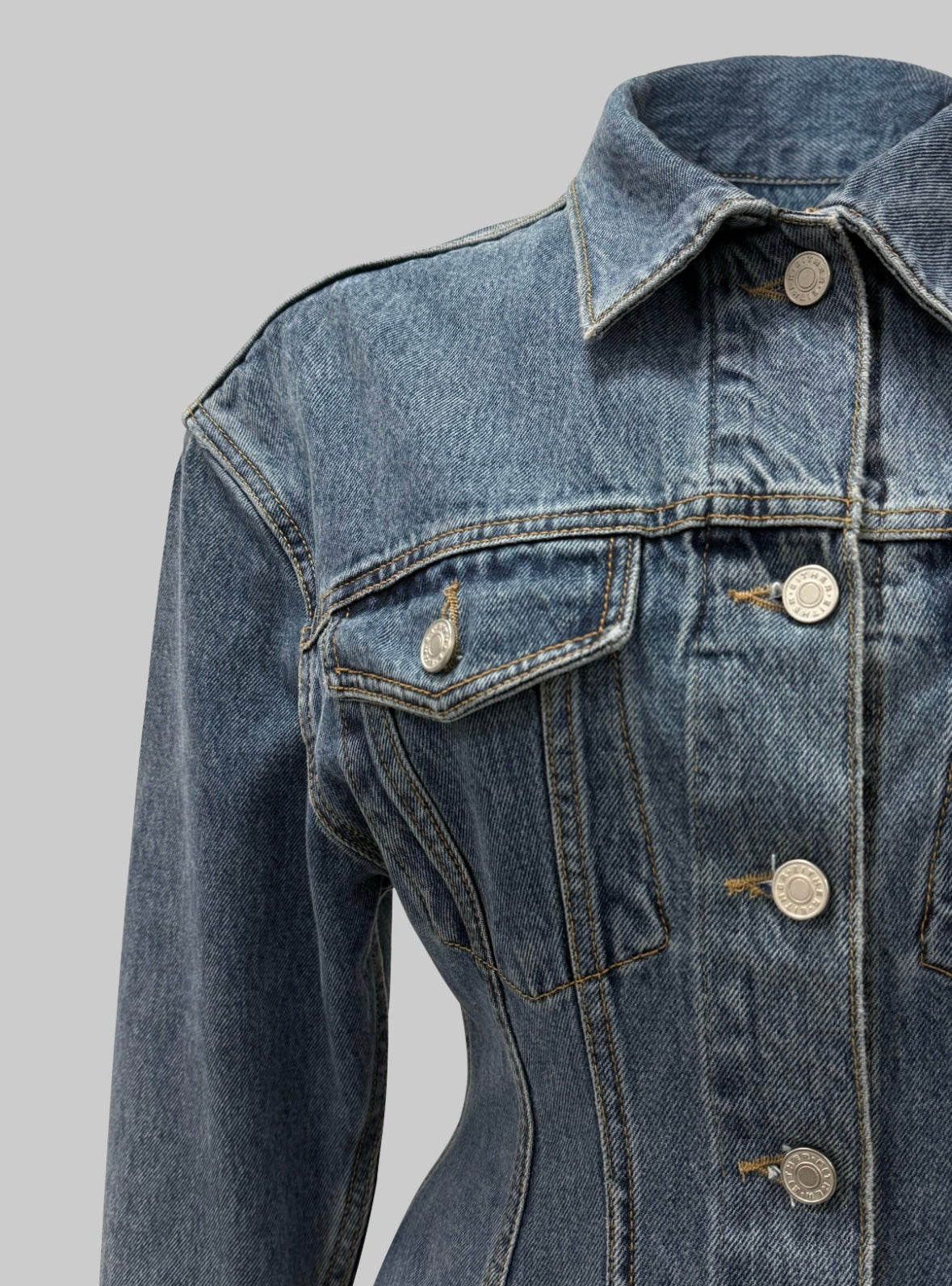 Waisted denim jacket