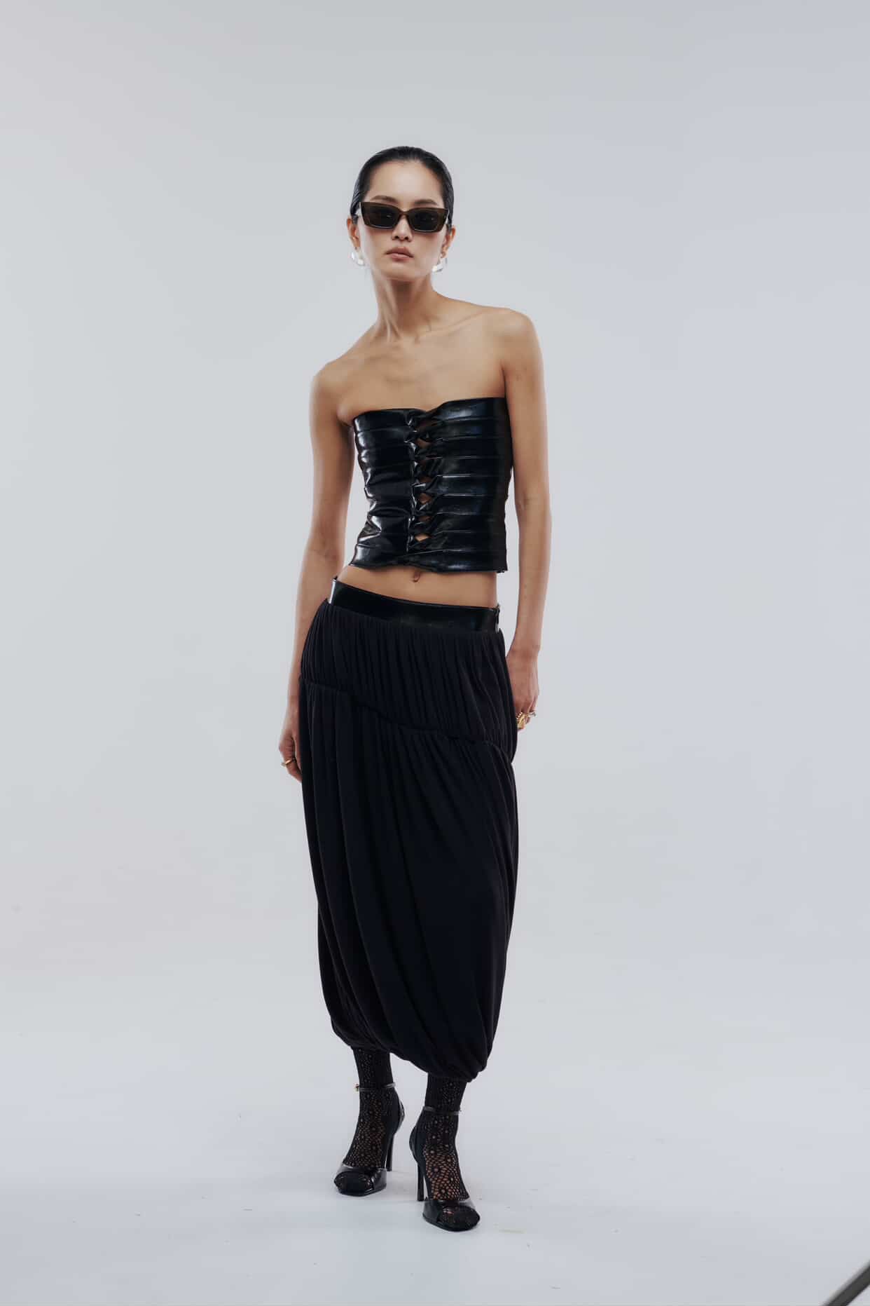 Flowy Draping Skirt
