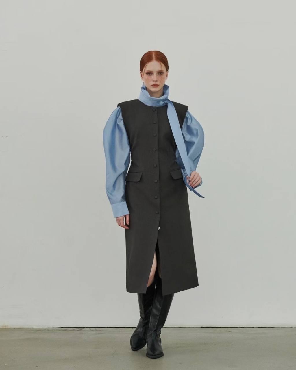 Front Buttoned Dress