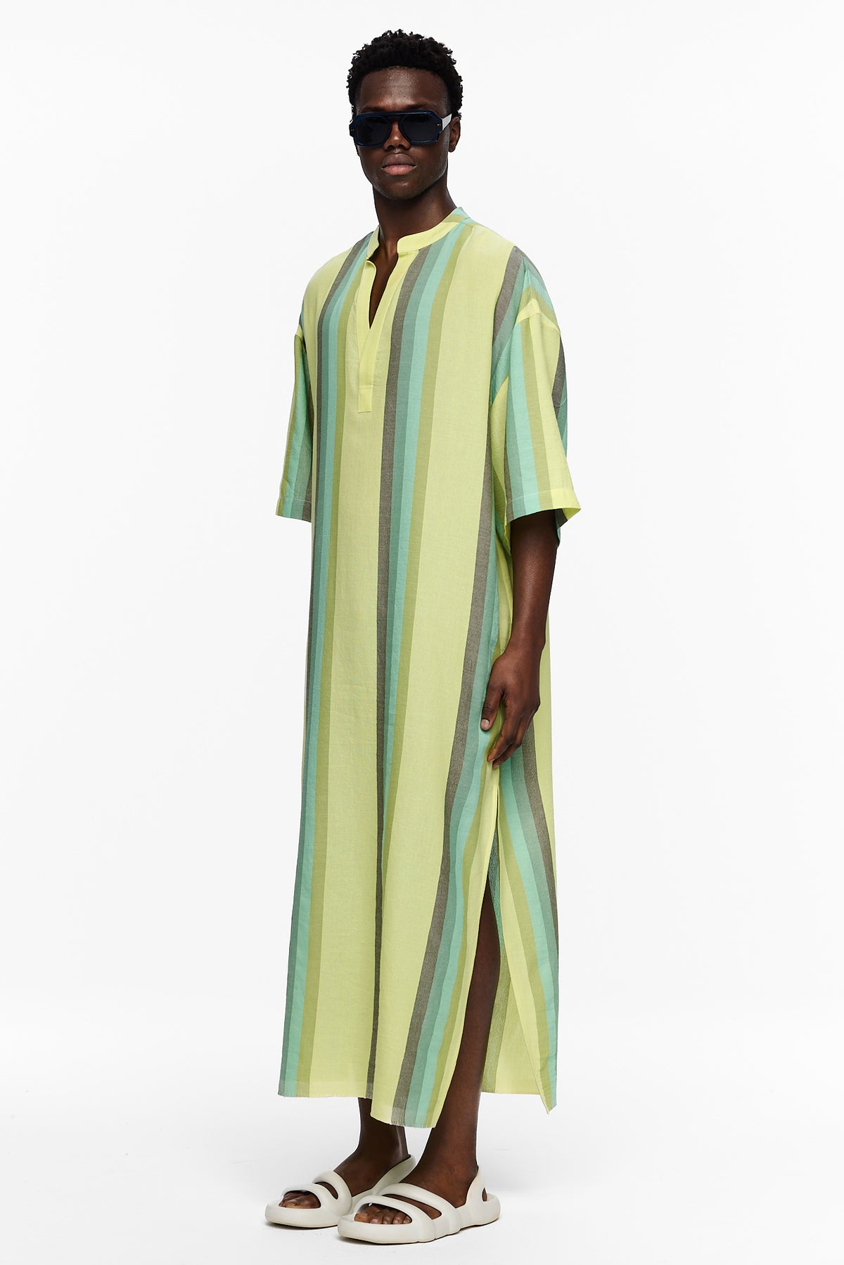 Nero Collar Caftan
