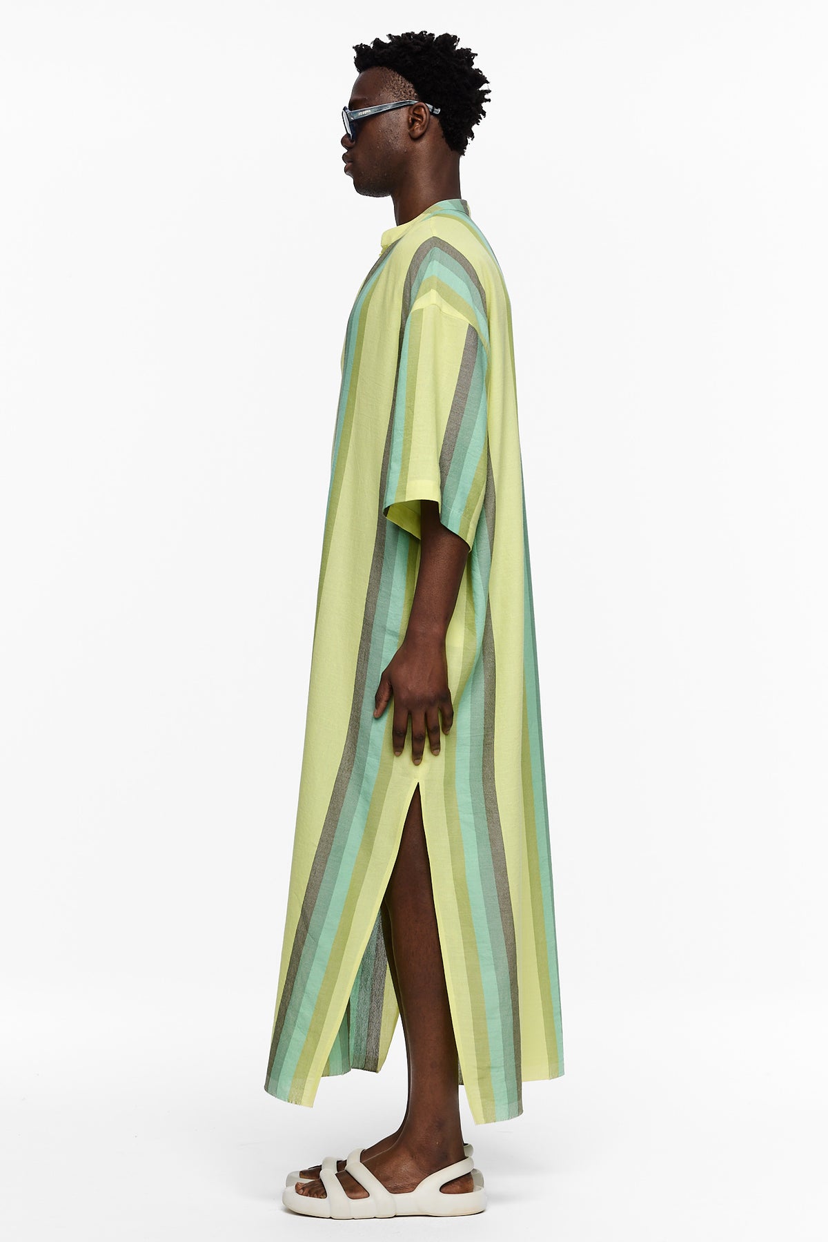 Nero Collar Caftan