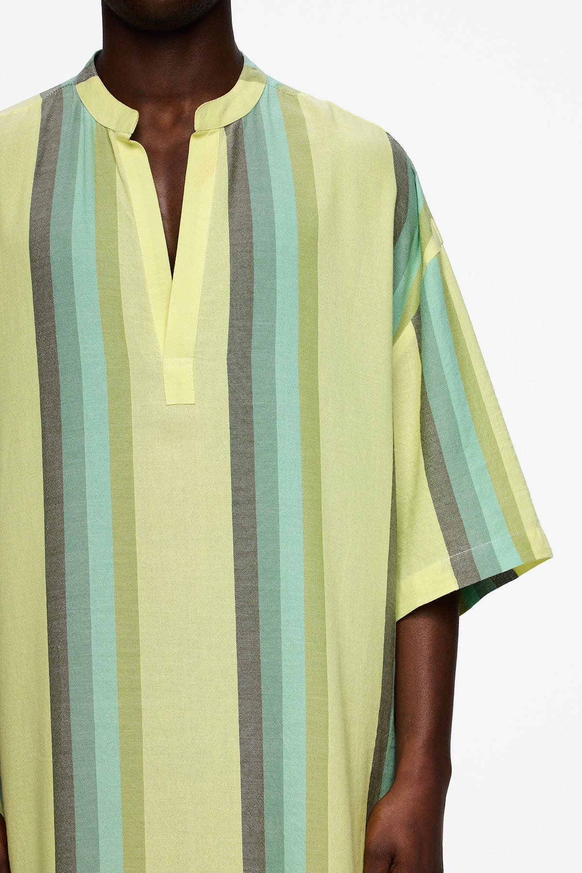 Nero Collar Caftan