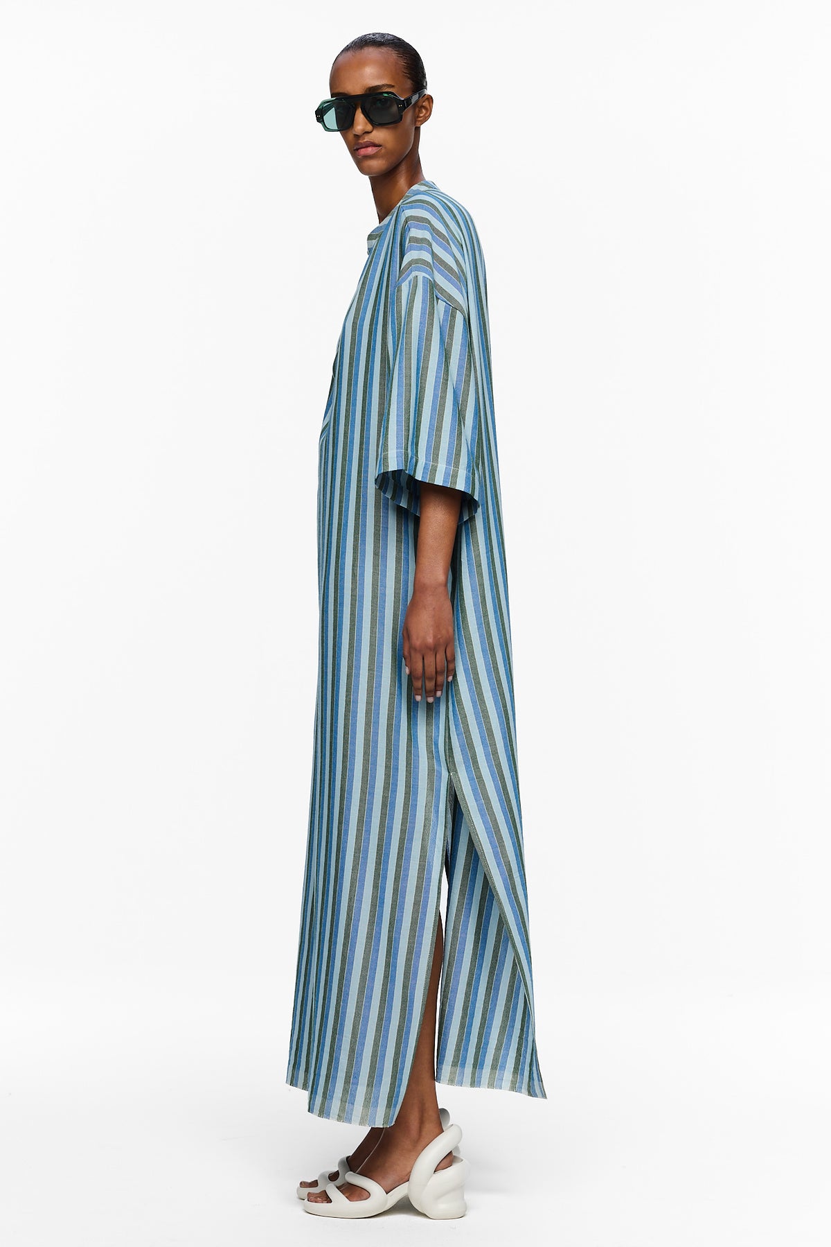 Nero Collar Caftan