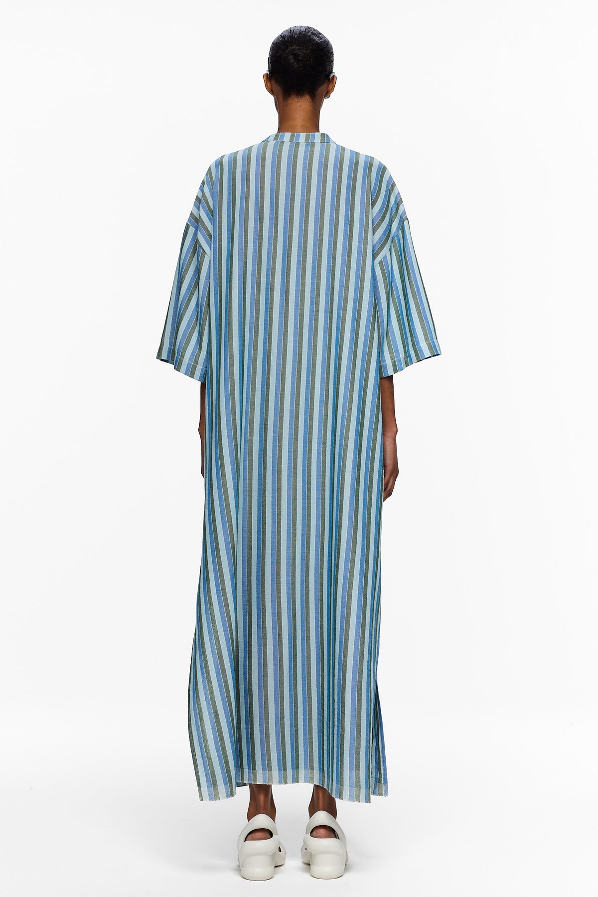 Nero Collar Caftan